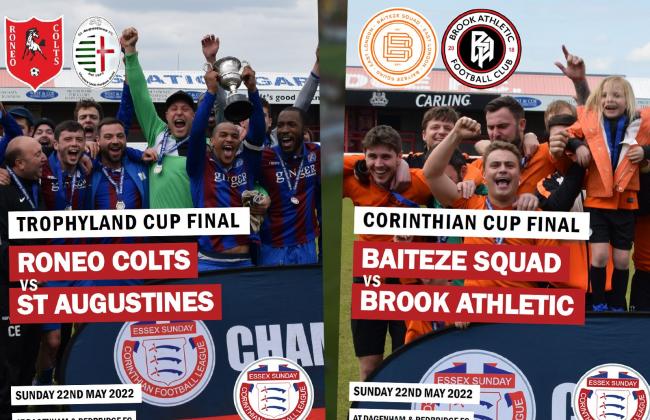 Trophyland and Corinthian Cup finals round off season this weekend