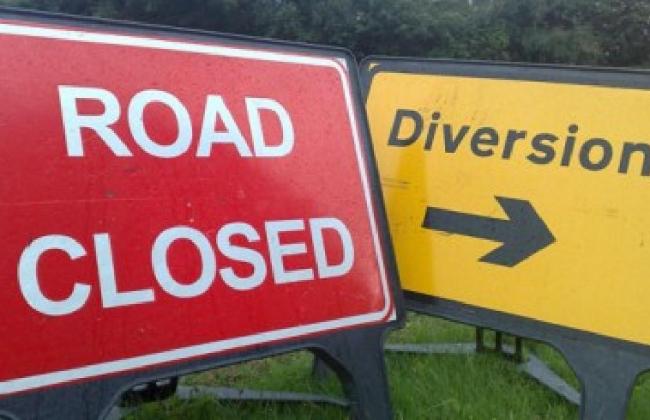 Road closure this weekend on A127