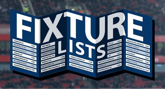 Fixtures into October now published