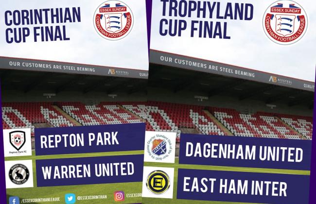 CUP FINALS PREVIEW: Corinthian and Trophyland Cups conclude on Sunday in double header special