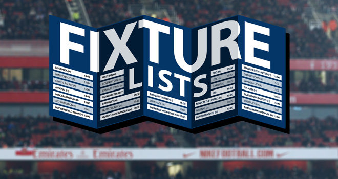 September fixtures are now online