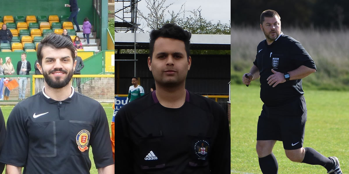 Corinthian referees selected for county cup finals