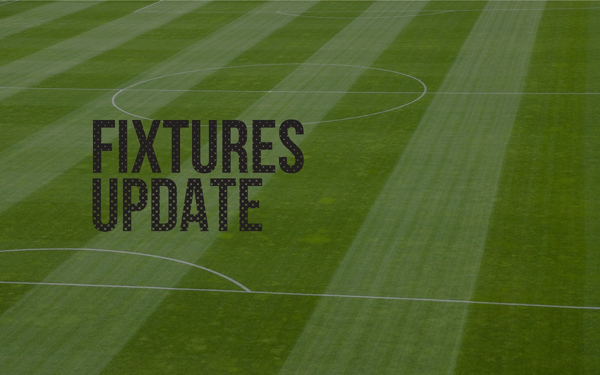 Fixtures for early October now released