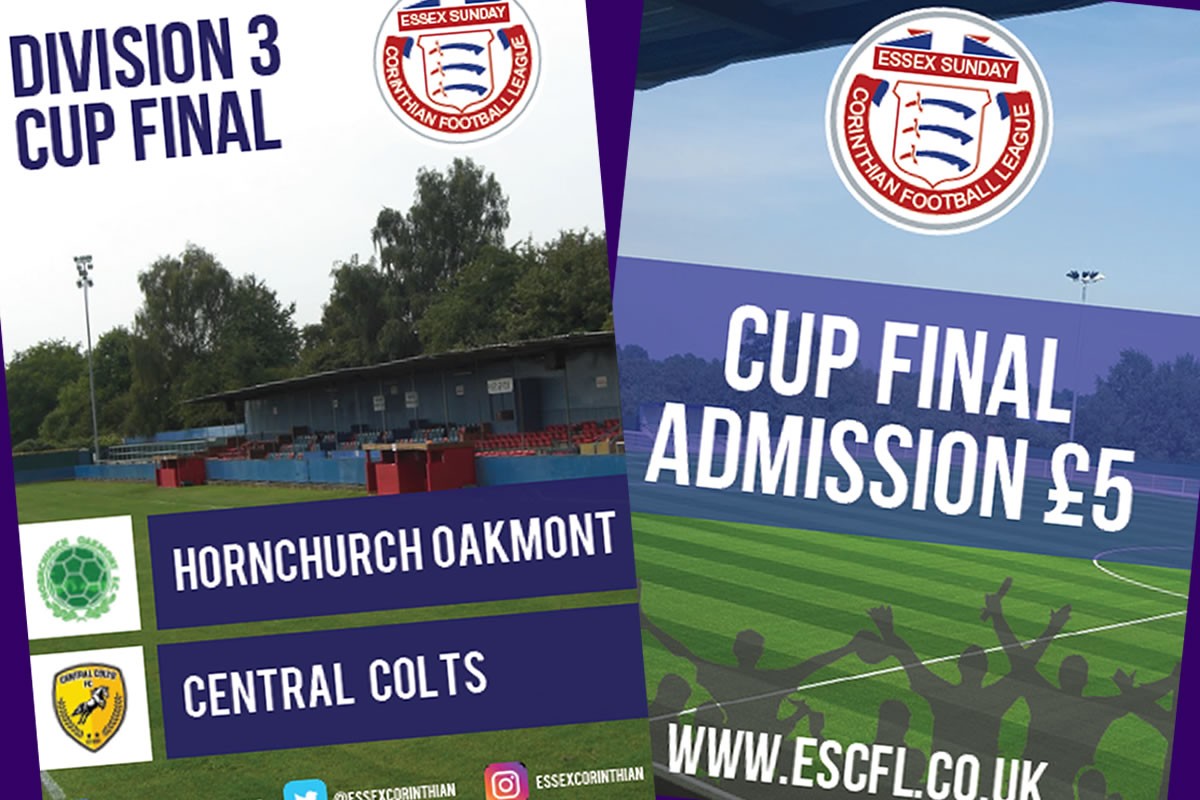 CUP FINAL PREVIEW: Central Colts and Hornchurch Oakmont meet in Division 3 Cup climax